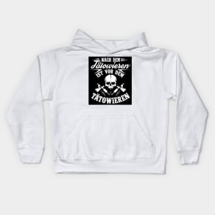 Nach dem tätowieren ist vor dem tätowieren (black) Kids Hoodie